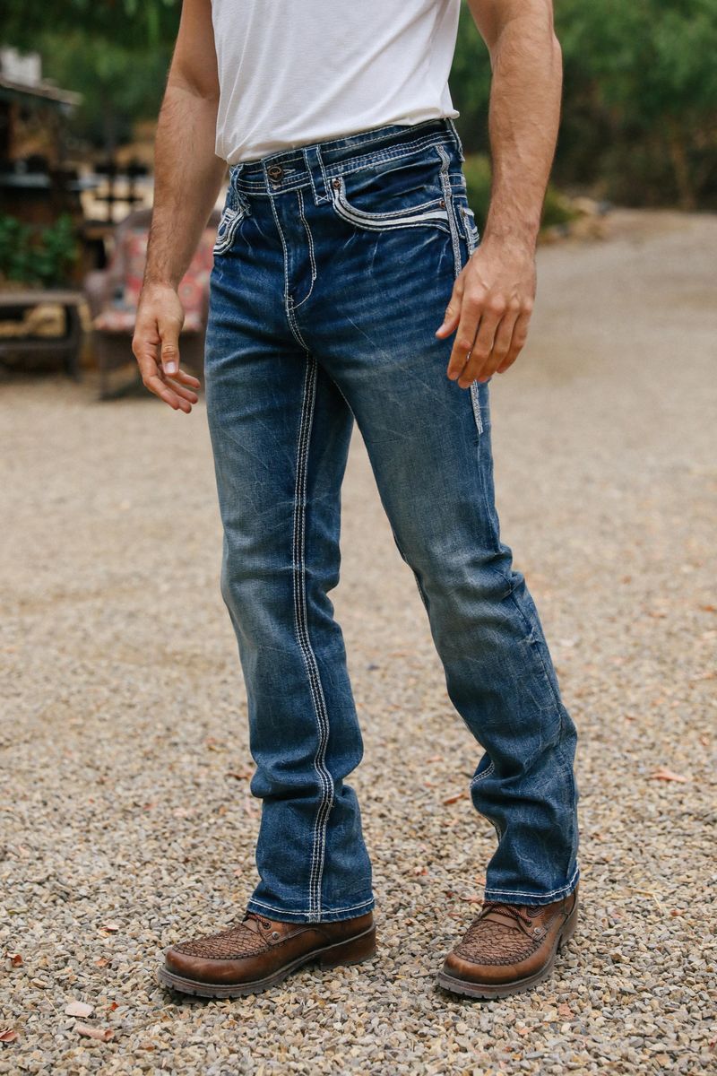 パンツ French Connection 00s Boots Cut Denim Vintage FCUK Boot Cut Blue Denim Jeans/faded French Connection