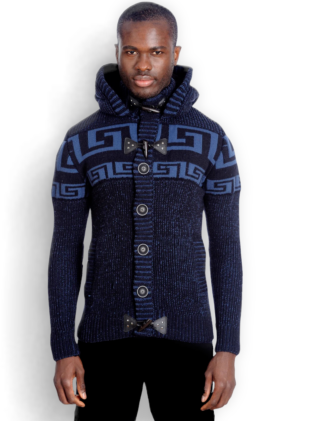 Cardigan sweater navy clearance blue